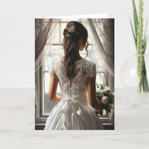 Bride Bröllop Card Kort