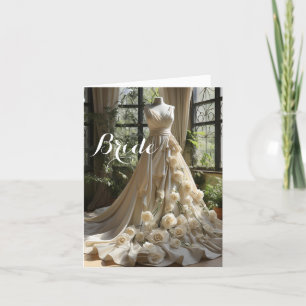 Bride Bröllop Card Kort