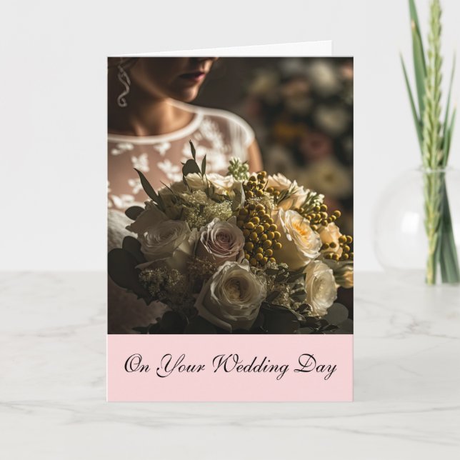 Bride Bröllop Card Kort (Framsida)