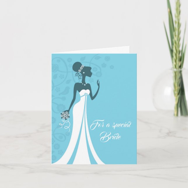 Bride Bröllop Card Kort (Framsida)