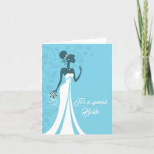 Bride Bröllop Card Kort