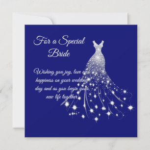 Bride Bröllop Card Kort