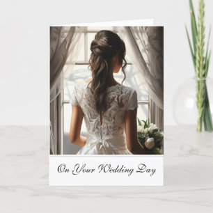 Bride Bröllop Card Kort
