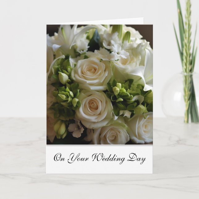Bride Bröllop Card Kort (Framsida)
