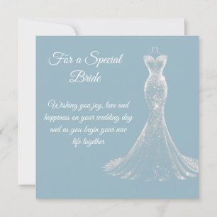 Bride Bröllop Card Kort