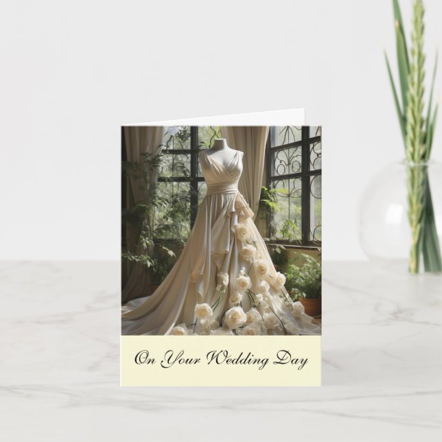 Bride Bröllop Card Kort (Framsida)