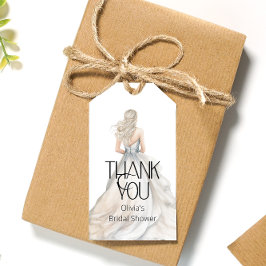 Bride Bröllop Gown Möhippa Tack Presentetikett