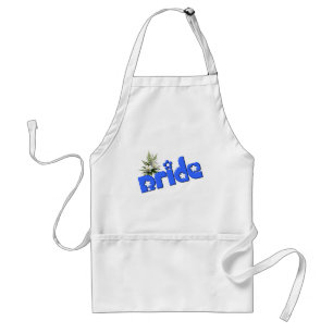 Bride Bröllop Kitchen Barbeque Apron Förkläde