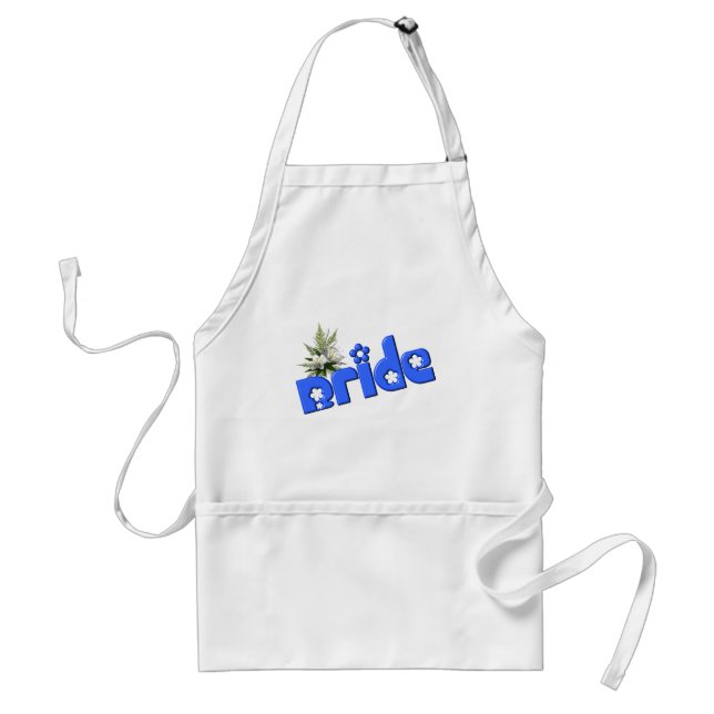 Bride Bröllop Kitchen Barbeque Apron Förkläde (Framsidan)