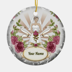 Bride Bröllop Ro ornament