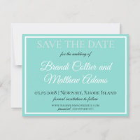 Bride & Bröllop Suite Elegant Teal Blue