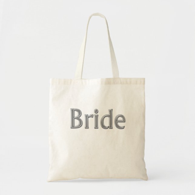 Bride Bröllop Tote Bag Tygkasse (Framsidan)