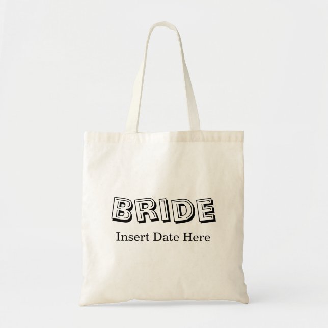 Bride | BRÖLLOP Tygkasse (Framsidan)