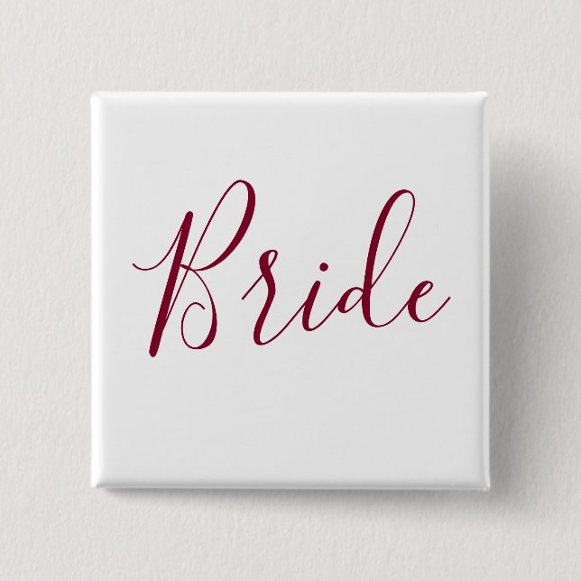 Bride Burgundy Font Knapp (Framsida)