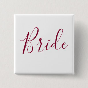 Bride Burgundy Font Knapp