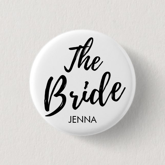 Bride Button for Bachelorette Party Knapp (Framsida)
