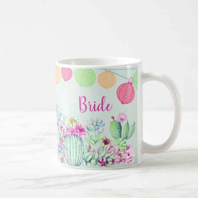 Bride Cactus Succulent Fiesta Kaffemugg (Höger)