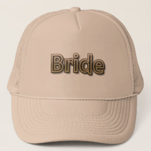 Bride Cap-White/ Metall Keps