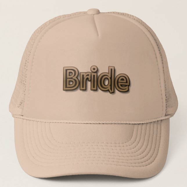 Bride Cap-White/ Metall Keps (Framsida)