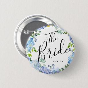 Bride Carolina Bloom Anpassat namn Bröllop Knapp