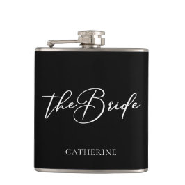 Bride Chic Black Personlig Bröllop Fickplunta