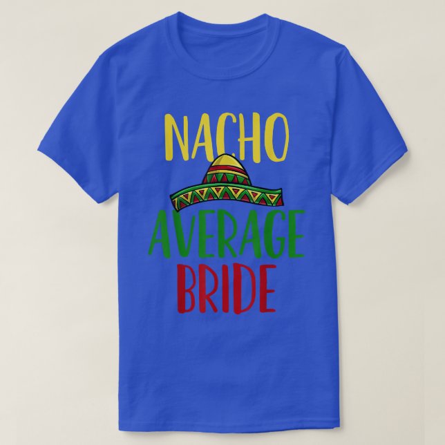 Bride Cinco de Mayo Meican Bröllop T Shirt (Design framsida)