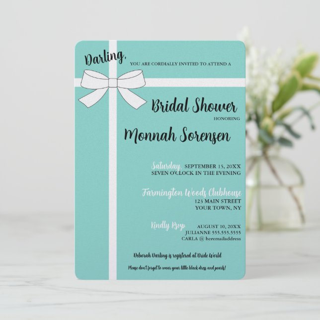 BRIDE Classy & Fabulous Firande Shower Party (Stående Fram)