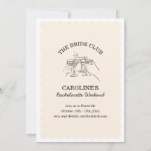 Bride Club Weekend Cocktail Bachelorette Party