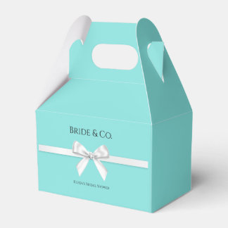 Bride & Co. Baby & Co Turquota & Teal Investigatio Presentaskar