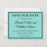 Bride & Co Bröllop Suite Modern Teal Blue
