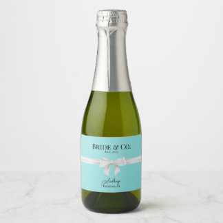 Bride & Co. Brudtärna Mini Glänsande Vin Etikett