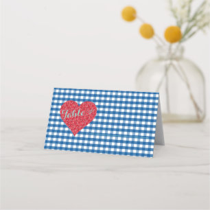 BRIDE & CO Kitsch Landsbyggsbröllop Shower Party Placeringskort