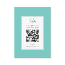 Bride & Co. Teal Blue Bow Möhippa Registry