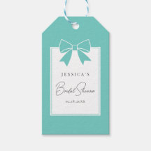 Bride & Co. Teal Blue Bow Möhippa Tack