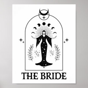 Bride Coven Gothic Witch Bachelorette Matching Poster