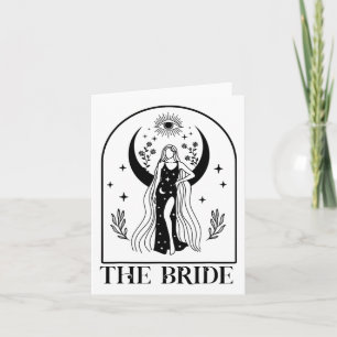 Bride Coven Witchy Gothic Bröllop Bachelorette Kort