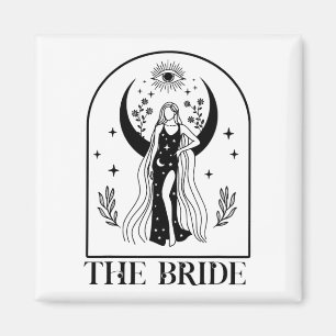 Bride Coven Witchy Gothic Bröllop Bachelorette Magnet