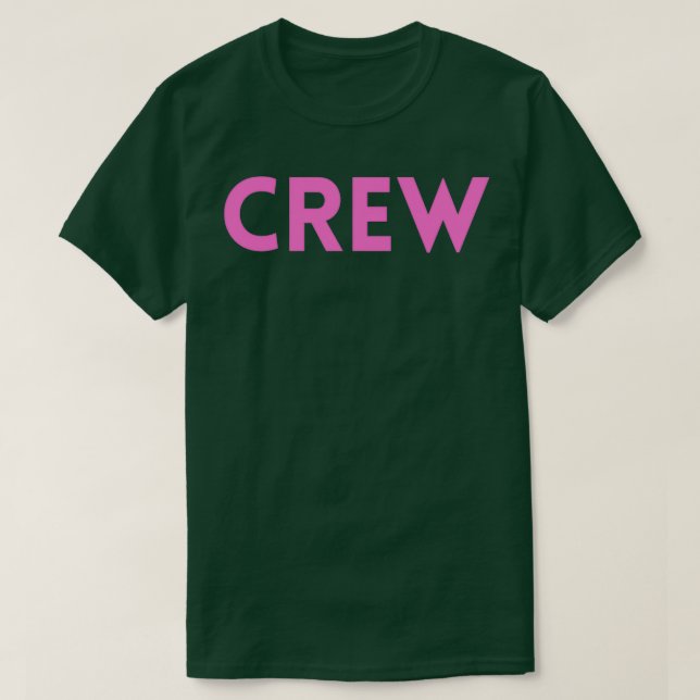 Bride Crew Rosa Bachelorette Party Group Celebrati T Shirt (Design framsida)