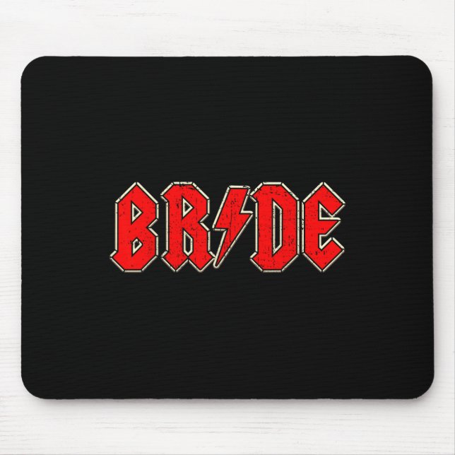 Bride Crew Sten Roll Gothic Halloween fest Gift F Musmatta (Framsidan)