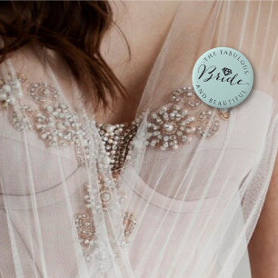 Bride Diamond Classic Script Bröllop Brudens sida Knapp