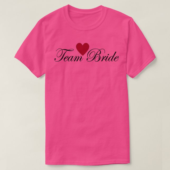 Bride Diamond Heart T Shirt (Design framsida)