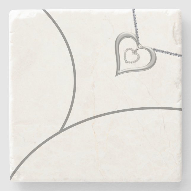 Bride Dress Underläggs Stenunderlägg (Framsidan)