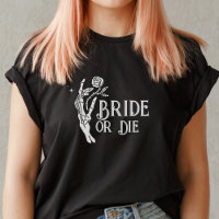 Bride eller Die gotiic Skeleton Heart Bachelorette