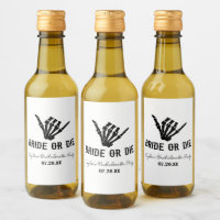 Bride eller Die Rockstar Skeleton Bachelorette Par