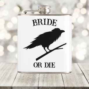Bride eller Die Til Död Do US Party Gothic Bröllop Fickplunta
