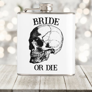 Bride eller Die Til Död Do US Party Gothic Bröllop Fickplunta