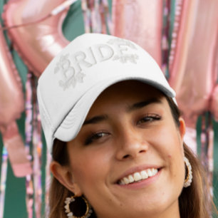 Bride Embroiderade Faux Patch Keps