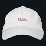 Bride Embroized Hat Broderad Keps<br><div class="desc">Fira din bröllop och låt världen veta att du är bruden,  med den här snyggten hatt!</div>