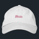 Bride Embroized Hat Broderad Keps<br><div class="desc">Fira din bröllop och låt världen veta att du är bruden,  med den här snyggten hatt!</div>