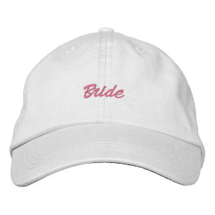 Bride Embroized Hat Broderad Keps